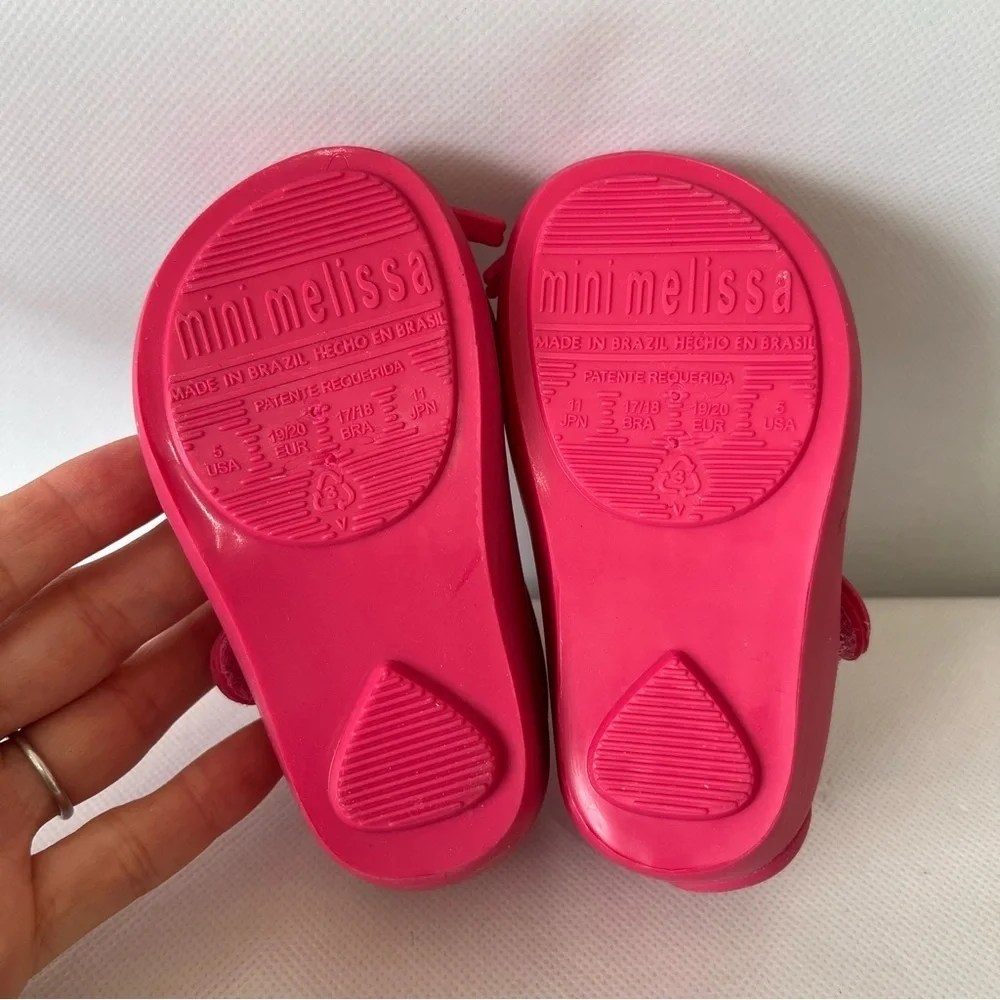 Mini Melissa Pink Cat Shoes